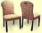 Dining Chair with Studded Back-Handle 