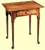 Queen Anne Style Side Table with Drawer