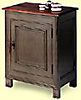 Small Country Armoire   with Sunken Panels
