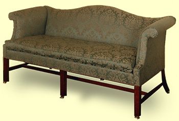 Chippendale Camelback Settee